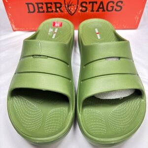 Deer Stags Ward Slide Sandals |Men’s Size 10M | Sage Green | Lightweight Comfort